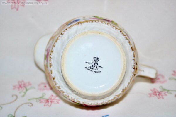 Samuel Radford Milk Jug - 1920s bone china tea set made in Fenton Staffordshire