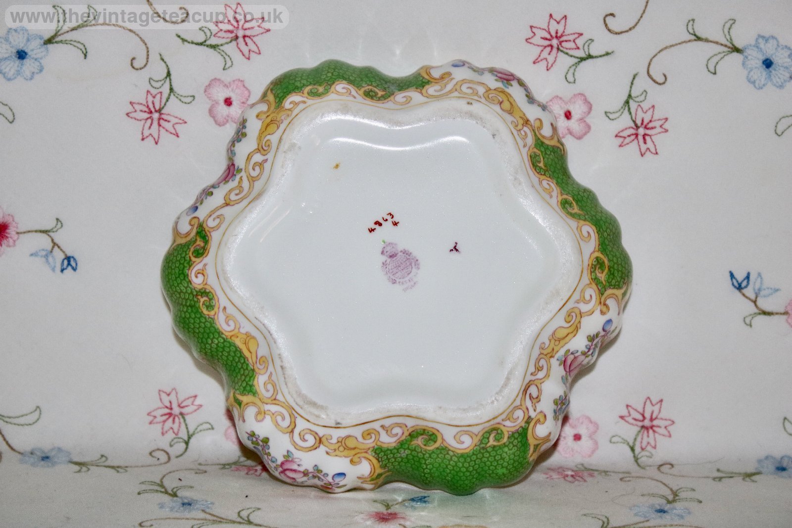 Minton Cockatrice Scalloped Dish 1912
