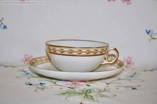 Royal Copenhagen Golden Leaf Tea Set 116 9067 Vintage