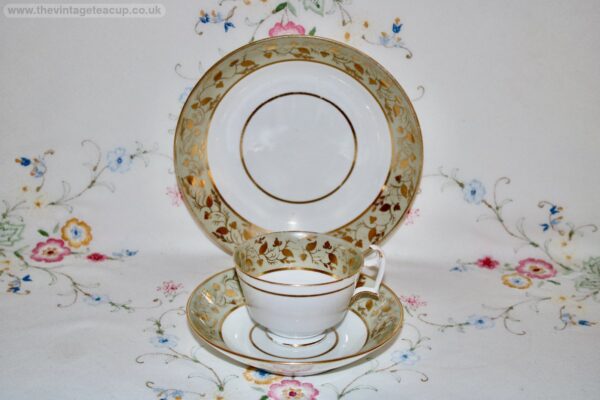 Spode 19th century Trio Tea Cup Plate Dish Gold 2221