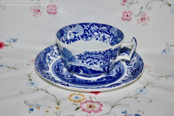 Spode Blue Italian Breakfast Cup and Saucer