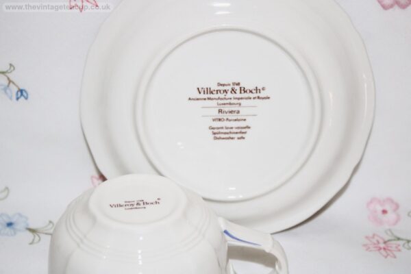 Villeroy Boch Riviera Tea Cup and Saucer