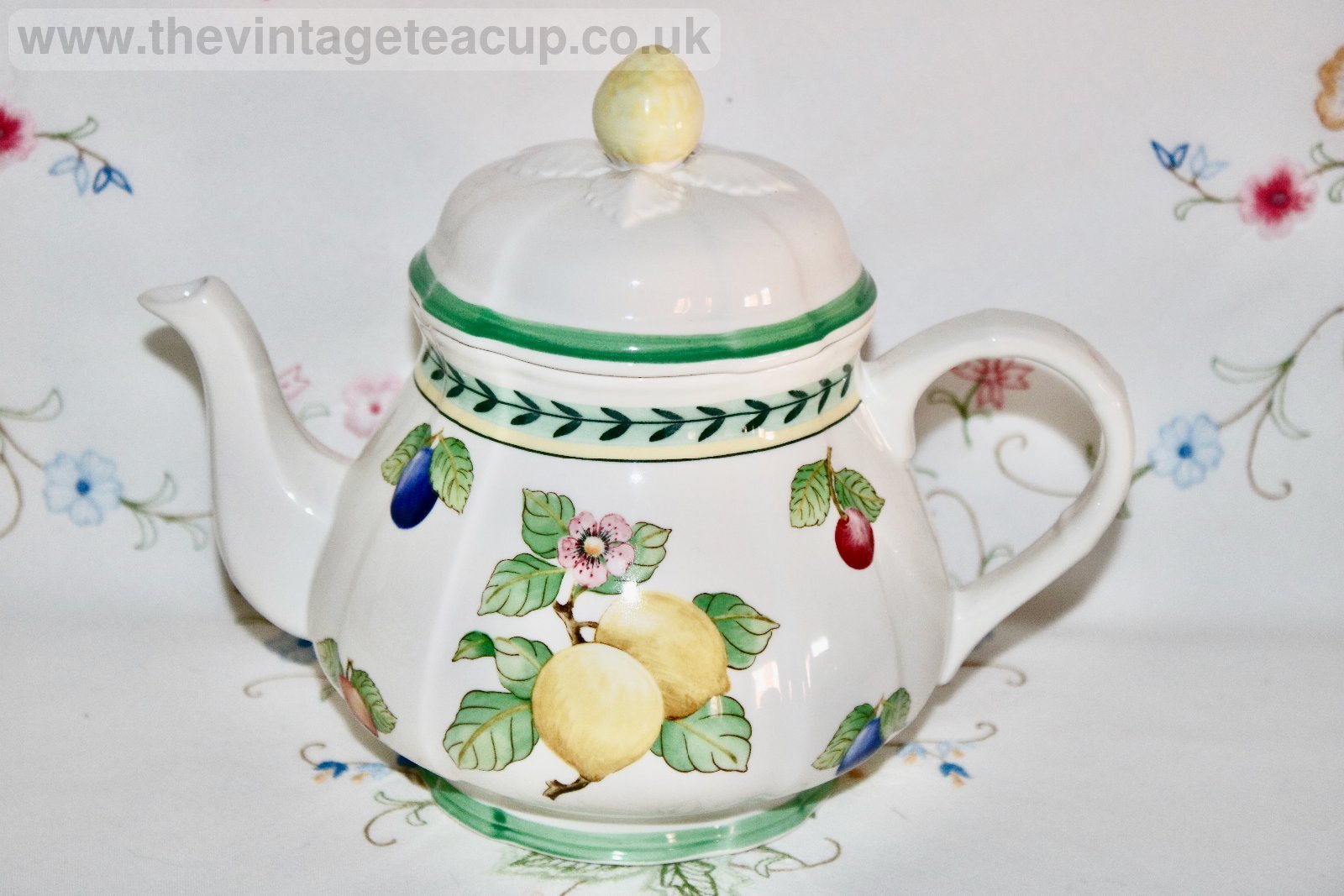 Villeroy Boch Porcelain French Garden Teapot