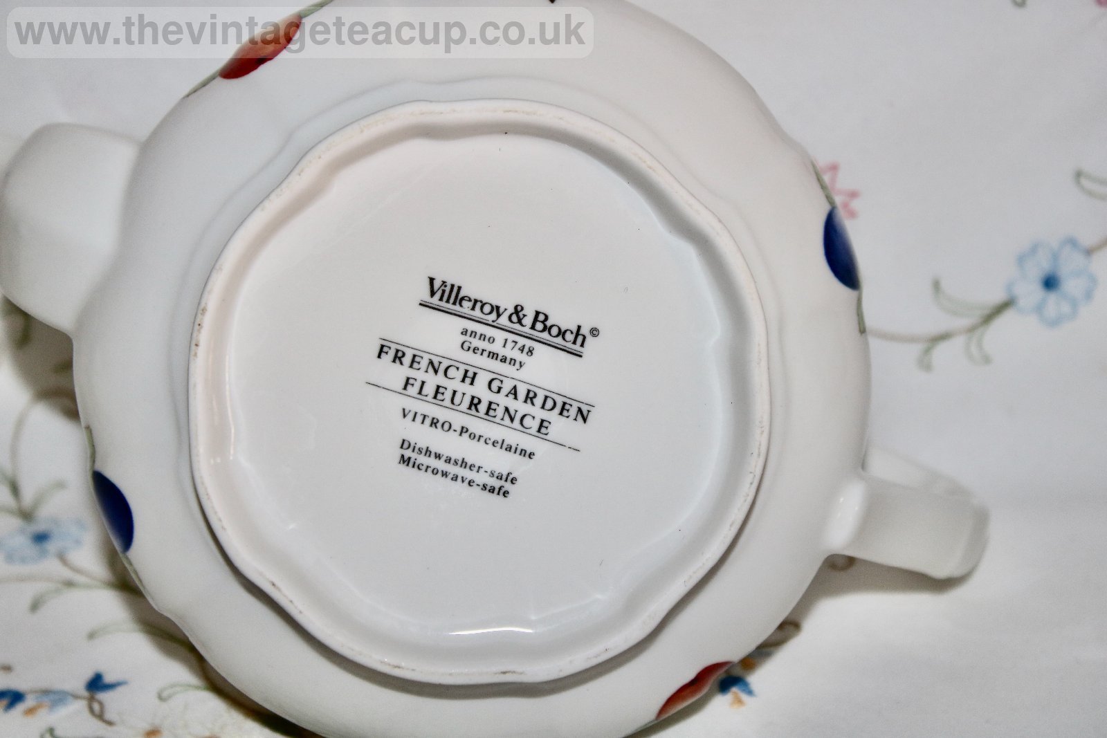 Villeroy Boch Porcelain French Garden Teapot