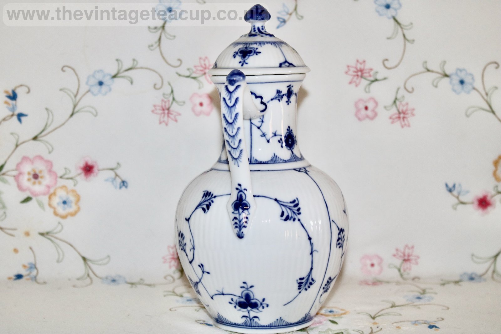 Royal Copenhagen Blue Fluted Plain Coffee Pot