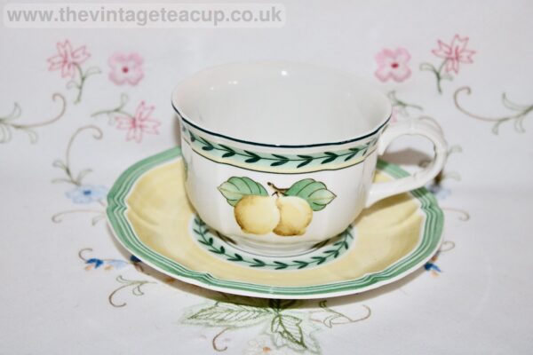 Villeroy Boch Porcelain French Garden Tea Cup and Saucer
