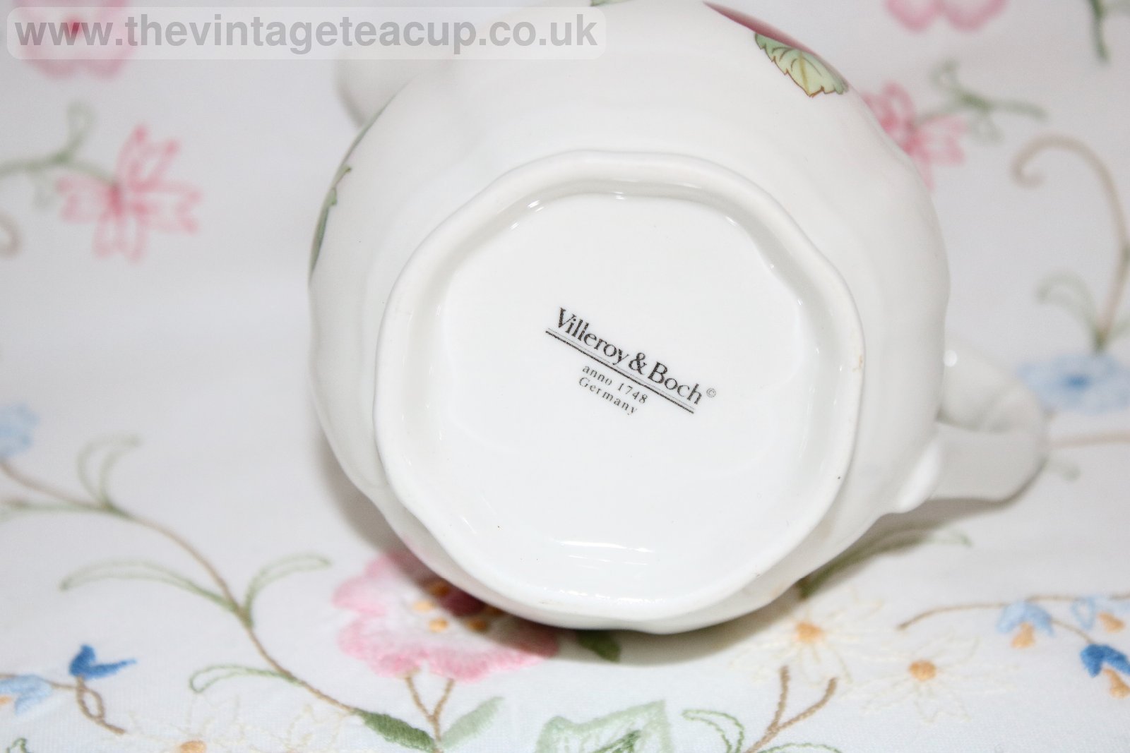 Villeroy Boch Porcelain French Garden Milk Jug