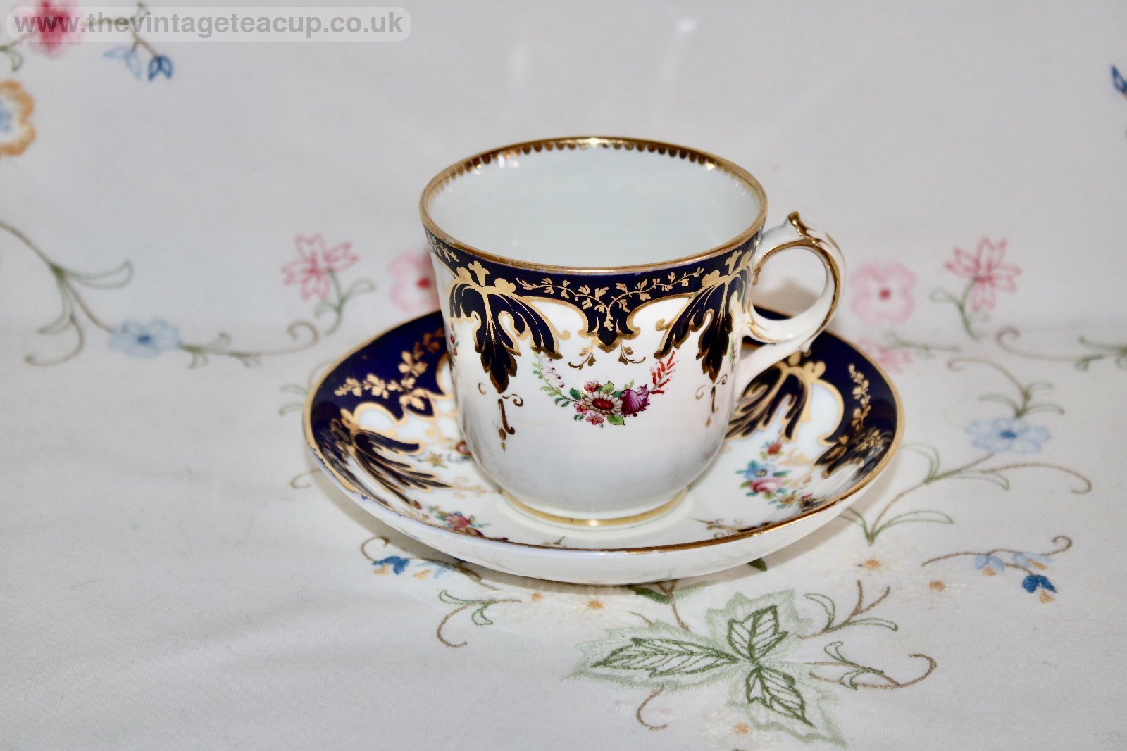 Antique Coalport Cup and Saucer 7035