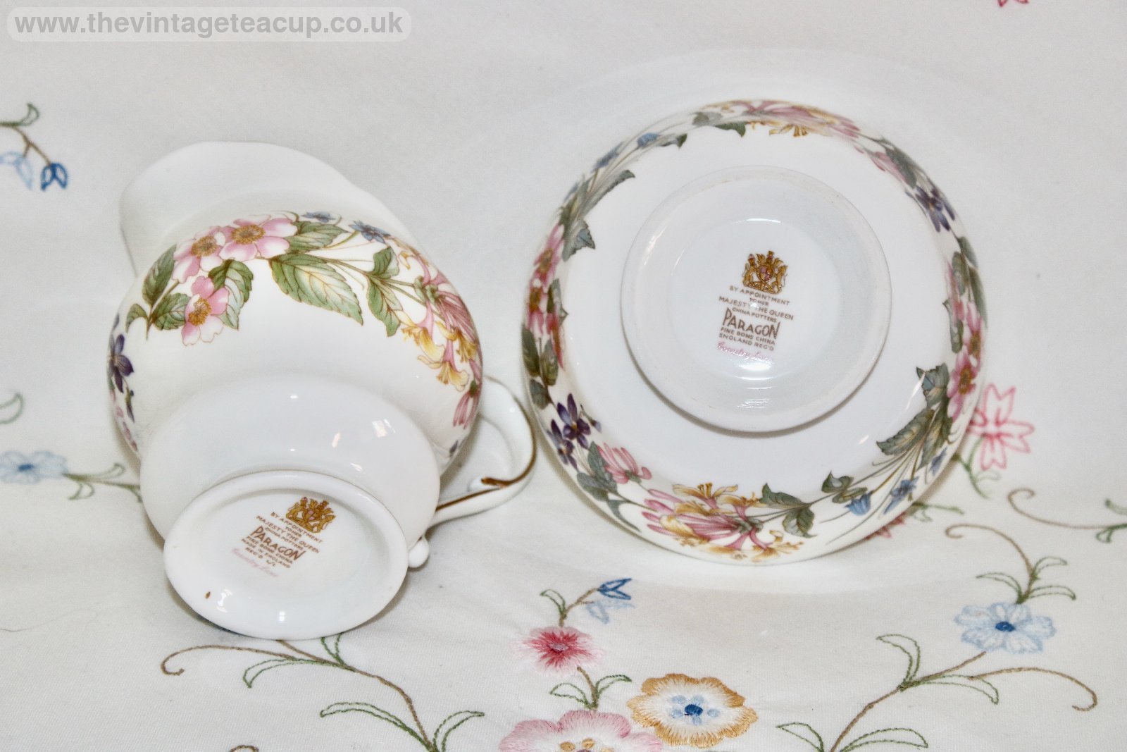 Paragon Country Lane Creamer and Bowl