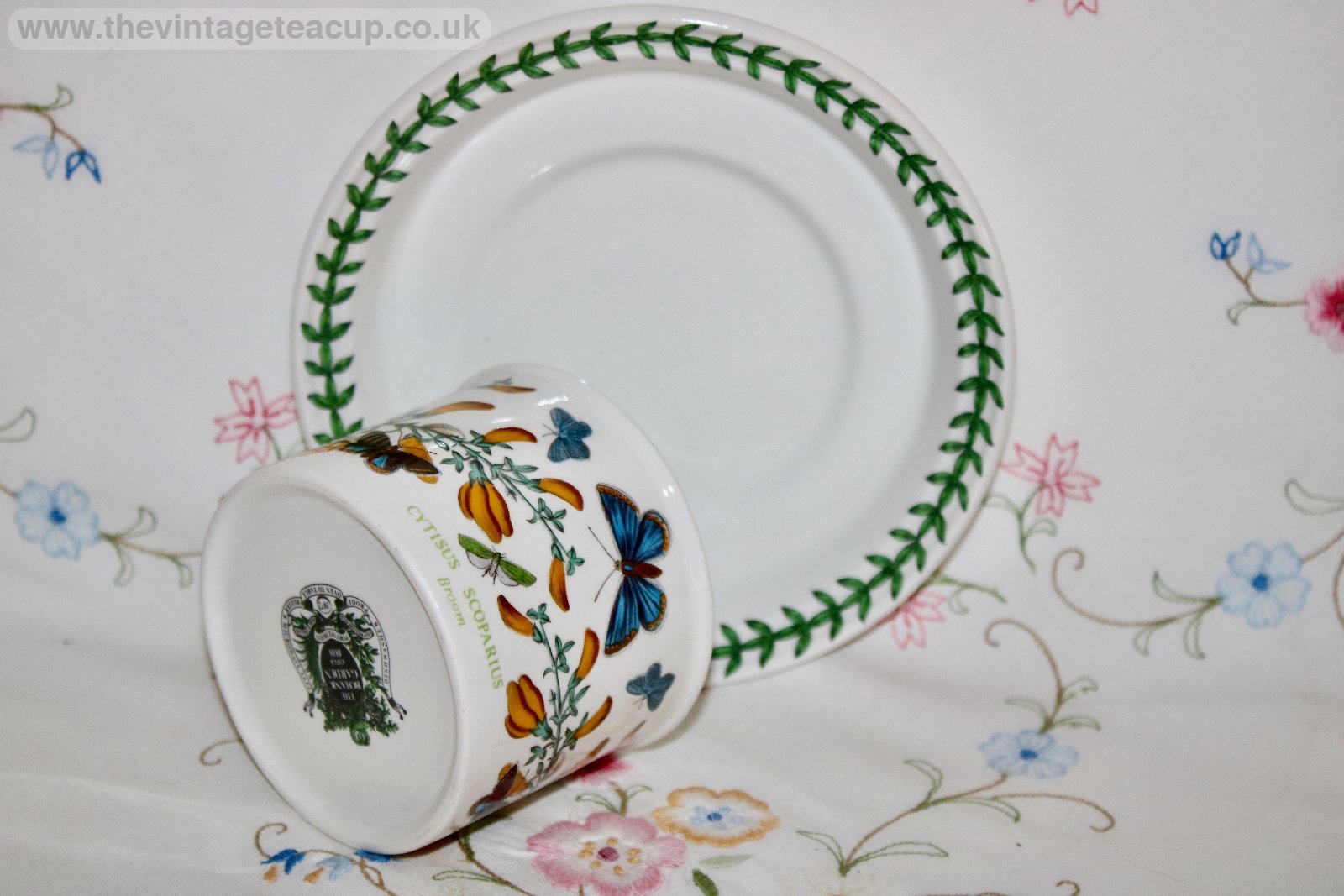 Portmeirion Botanic Garden Cup and Saucer broom