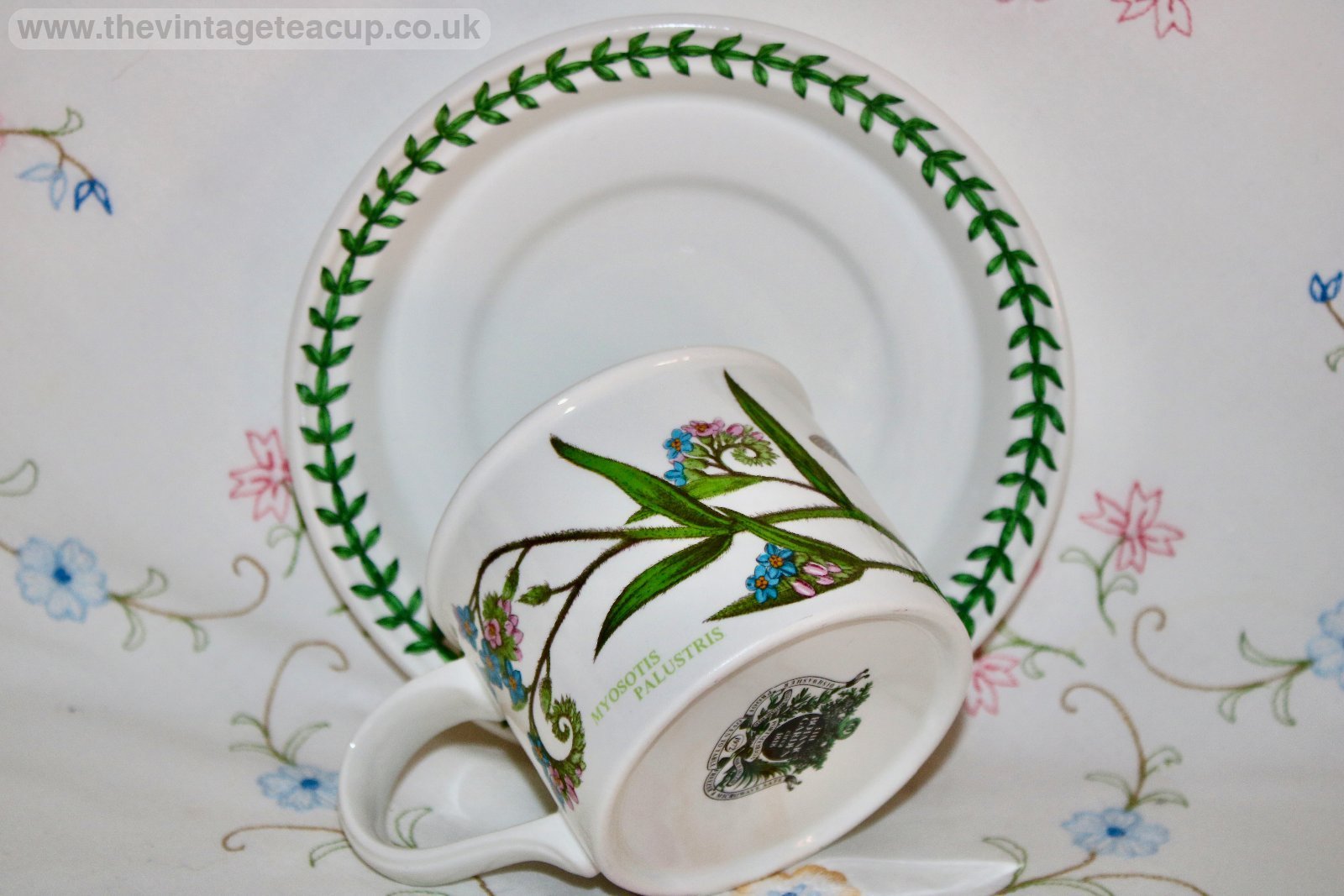 Portmeirion Botanic Garden Cup and Saucer Forgetmenot