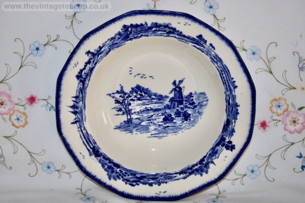Royal Doulton Norfolk Soup Plate Blue White China
