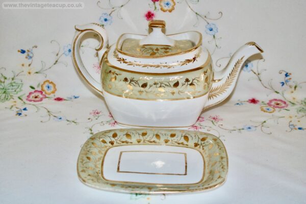 Spode 19th century Teapot and Stand