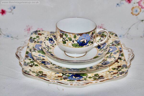 Victorian Paragon Star Quartet Bone china Tea Set